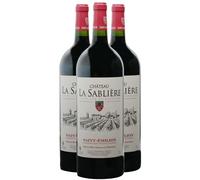 Château La Sablière Saint-Emilion Magnum - Rouge 2013 - Vin Rouge de Bordeaux (3x150cl) HVE