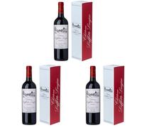 Château Laffitte Laujac - 1 Bouteille en coffret - Grand Vin Rouge de Bordeaux Médoc - AOP Médoc - Cru Bourgeois en 1932 - Médaille d'Or - GILBERT ET GAILLARD (Lot de 3)
