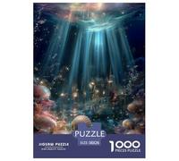 Château Magique Puzzle 1000 Pièces 38x26cm/1000pcs, Ville Magique - Jeux Éducatifs pour Adolescents, Relaxants & Créatifs, Cadeau Décoratif