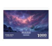 Château Magique Puzzle 3D en Papier 70x50cm/1000pcs, Ciel étoilé - Jeux ÉduChatifs pour Tous, Détente + Décoration, Cadeau Utile