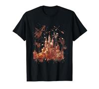 Château Médiéval Siège Art Fantastique T-Shirt