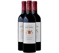 Château Méric Cru Bourgeois - Rouge 2018 - Médoc - Vin Rouge de Bordeaux (3x75cl) HVE