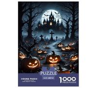 Château Noir Puzzle 1000 Pièces Educa Jouet Divertissement Créatif Décoration Intérieure Intéressant Jeu Éduchatif Challenge Toy pour Adultes Et Enfants À Partir De 12 Ans 52x38cm/1000pcs