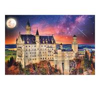 Château Nuit étoilée Diamond Painting 60x90cm Format Broderie Diamant Painting, 5D Peinture Diamant Tableau Perle Point de Croix Kit Complet Strass DIY Adultes Enfants Femme Cadeau, Maison Décor 5248