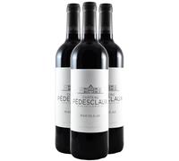 Château Pédesclaux Pauillac - Rouge 2014 - Vin Rouge de Bordeaux (3x75cl)