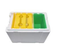 Château pour mousse isolante - Ruche pour couplage 24x15x16,5 cm, boîte à lumière, kit complet pour noyau en polystyrène | Accessoire de jardinage domestique durable pour l'im