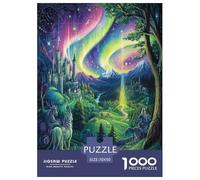 Château Puzzle 1000 Pièces Cadeau Unique Jeu Éduchatif Challenge Toy À De Qualité Supérieure Peinture Art pour Adultes Et Enfants À Partir De 14 Ans 70x50cm/1000pcs