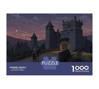 Château Puzzle Amusant Divertissement Créatif Pièces Parfaitement Assorties 1000 Pièces Monde de Fantaisie Casse-tête Qualité Premium pour Adultes 38x26cm/1000pcs