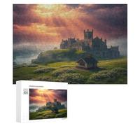 Château Puzzles 1000 Pièces Educa Relaxant Edificio du Paysage Décoration Intérieure Artistique pour Famille Challenge Difficile Assemblage Amusant 300 PCS