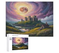 Château Puzzles 1000 Pièces Educa Relaxant Edificio du Paysage Décoration Intérieure Artistique pour Famille Challenge Difficile Assemblage Amusant 500 PCS