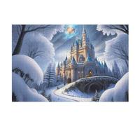 Château Puzzles Adulte 1000 Pieces Cadeau Famille Puzzle Classique 3D EnfFourmisJouet en Bois Cadeau Unique （75×50cm）