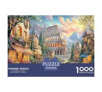 Château Romain en Carton 100% recyclé dans Un Paysage Vivant - Puzzle de 1000 pièces - Adultes et Enfants - Stimulant et Casse-tête - 38 x 26 cm