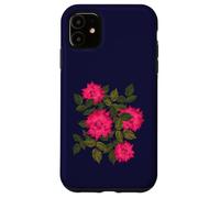 Château Rose fantaisiste Maximaliste Roses Flora Love Romance Coque pour iPhone 11