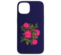 Château Rose fantaisiste Maximaliste Roses Flora Love Romance Coque pour iPhone 13