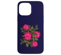 Château Rose fantaisiste Maximaliste Roses Flora Love Romance Coque pour iPhone 13 Pro Max
