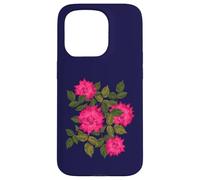 Château Rose fantaisiste Maximaliste Roses Flora Love Romance Coque pour iPhone 15 Pro