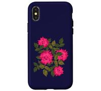 Château Rose fantaisiste Maximaliste Roses Flora Love Romance Coque pour iPhone X/XS