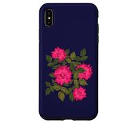 Château Rose fantaisiste Maximaliste Roses Flora Love Romance Coque pour iPhone XS Max