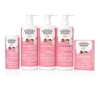 Chateau Rouge Bébé Gamme Complète | Lait hydratant, Lait de toilette, Gel lavant, Talc, Savon