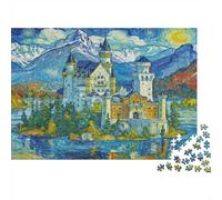 Château sous la Voûte Étoilée Puzzle 1000 Pièces Standard Adultes Cadeau Anniversaire Loisir Solo Fabriqué en Europe Idée Cadeau Unique Carton Blanc Premium 70x50cm/1000pcs