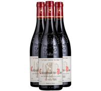 Châteauneuf-du-Pape Cuvée Clément VI Les Vieilles Vignes - Rouge 2023 - La Grande Collection des Papes - Vin Rouge de la Vallée du Rhône (3x75cl)