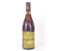 châteauneuf du pape gustave chausse les combes (étiquette tâchée) rouge 1980 - rhône