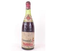 châteauneuf du pape lucien brunel les cailloux (capsule abîmée) rouge 1962 - rhône