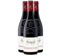Châteauneuf-du-Pape - Rouge 2023 - Domaine Brunely - Vin Rouge de la Vallée du Rhône (3x75cl)