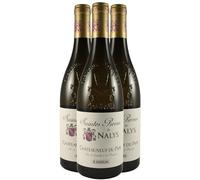 Châteauneuf-du-Pape Saintes Pierres de Nalys - Blanc 2019 - Château de Nalys - E. Guigal - Vin Blanc de la Vallée du Rhône (3x75cl)
