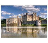 Châteaux du Kent et Sussex (calendrier mural 2026 DIN A3 paysage) Calendrier mural CALVENDO 12 mois