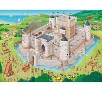 Piccolia Puzzle Châteaux et chevaliers – 48 pièces – Nadia Vigano