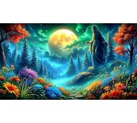 châteaux-forêts Puzzle 1000 pièces Educa Cadeau Unique De l'art Décoration Jeu éducatif Challenge Toy pour Adultes & Enfants des 14 Ans 75x50cm/1000pcs