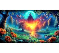 châteaux-forêts Puzzle 1000 pièces Educa Cadeau Unique Décoration Intérieure Jeu éducatif Challenge Toy pour Adultes & Enfants des 14 Ans 75x50cm/1000pcs