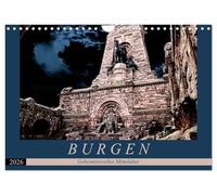 Châteaux forts - Le mystère du Moyen Âge, Version française (Calendrier mural 2026 DIN A4 portrait), Calendrier CALVENDO mensuel