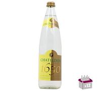 Châteldon - Eau minérale naturelle gazeuse - 12 x 75 cl verre perdu