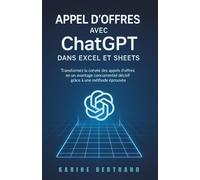 ChatGPT Aide Appel d'Offres: Assistance rédaction réponses AO dans Excel/Sheets