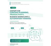 ChatGPT for Content Planning, Productivity, Business Workflows & Automation Thinking: Build Better Systems, Organize Workflows, Plan Content, and Think Beyond Single Prompts