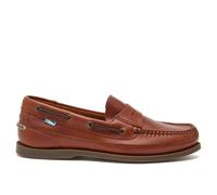 Chatham à Enfiler Cuir Chaussures Bateau pour Hommes - Gaff II G2 En Marron,6-15