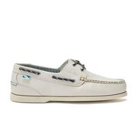 Chatham Bateau Cuir Chaussures pour Hommes - Ras G2 en Blanc, 6-15