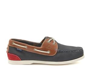 Chatham Galley II, Chaussures Bateau Homme, Bleu (Navy Tan 001), 42 EU