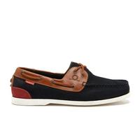 Chatham Hommes Galley II Marine / Taupe Cuir Premium Chaussures Bateau