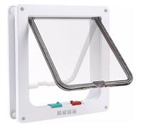 Chatière - 19 x 20 cm - 4 positions - Plastique - Résistante aux intempéries