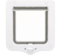 Chatiere - 2 positions - 20 × 22 cm - Blanc