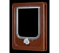 Chatière 2 positions pour porte en bois Zolux Marron TU