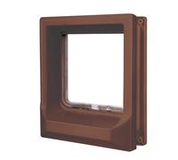 Chatiere 4 positions magnetique pour animaux Marron TU