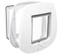 Chatière 4 Positions pour Porte Verre pour Chat