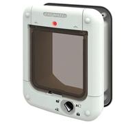 Chatière 4 voies à micropuce Kerbl Cat Mate Blanc 197x246 mm