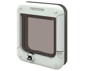 Chatière 4 voies Kerbl Cat Mate Blanc 197x246 mm