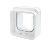 Chatiere a Puce électronique Connecté 142 mm 120 mm Livré sans le Hub Blanc