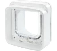 Chatiere a Puce électronique Connecté - Blanc - 142 mm x 120 mm (Livré sans le Hub) Blanc G